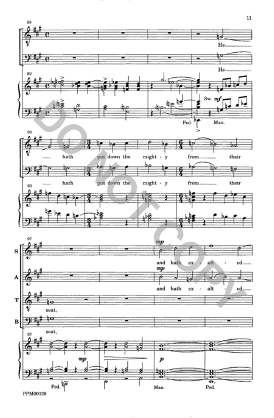 Magnificat and Nunc Dimittis 
