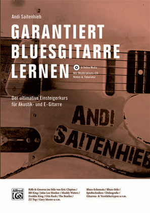 Book cover for Garantiert Bluesgitarre lernen