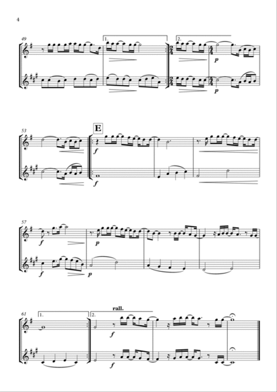 Goodness Of God Woodwind Duet scores gallery preview page 4