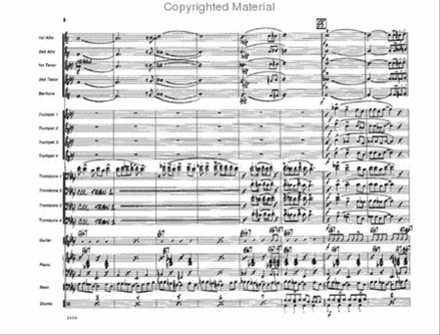 I Love the Nightlife Jazz Ensemble scores gallery preview page 8