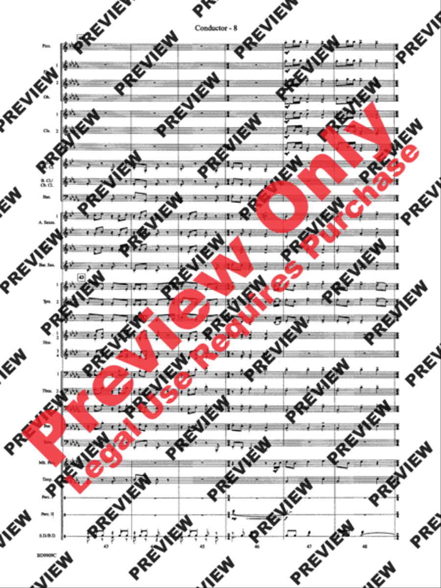 I'm Seventeen Come Sunday Concert Band scores gallery preview page 30