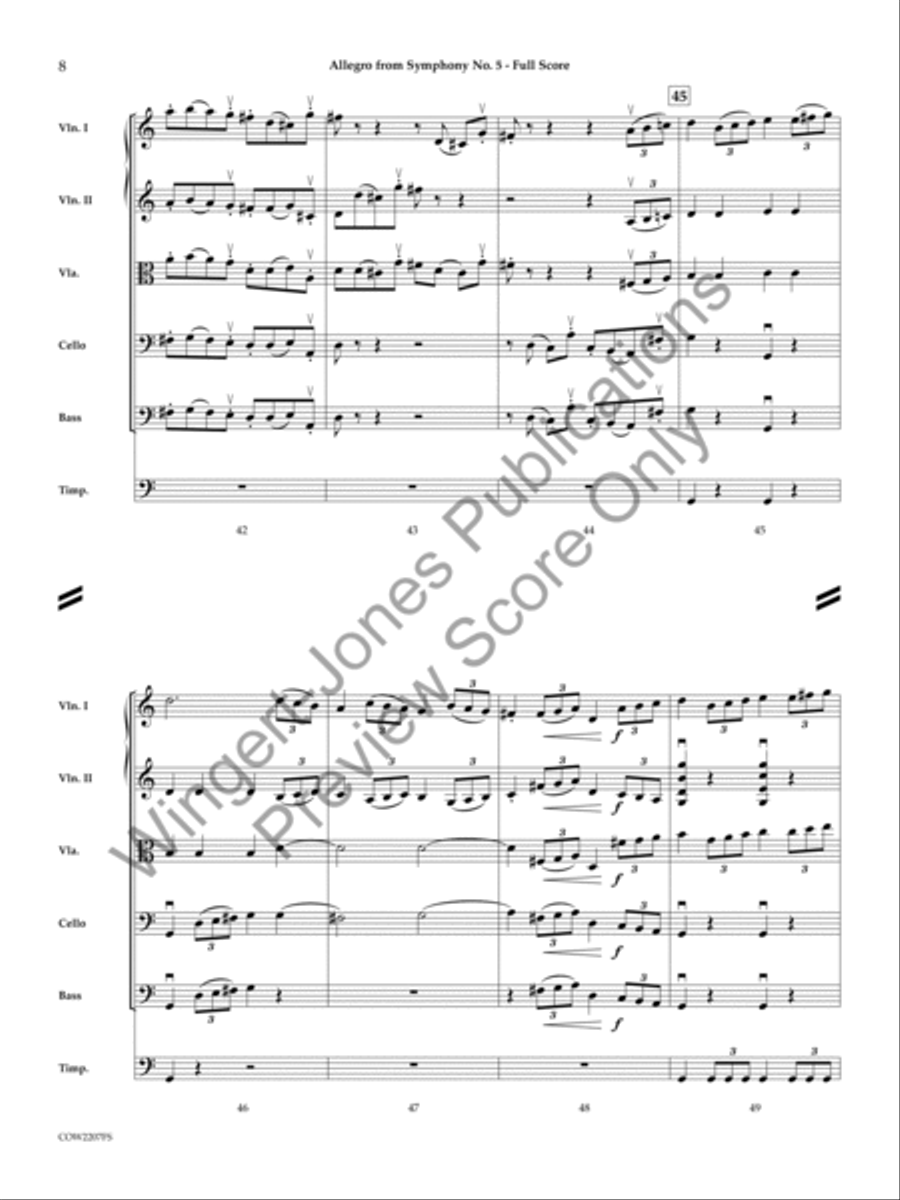 Allegro String Orchestra scores gallery preview page 7