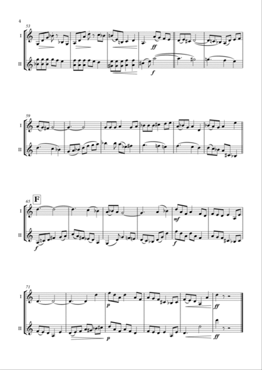 Bésame Mucho String Duet scores gallery preview page 4