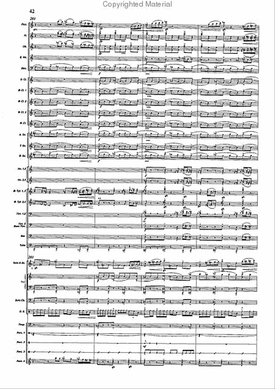 Concertango Concert Band scores gallery preview page 43