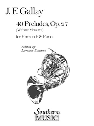 Book cover for 40 Preludes, Op. 27 (Archive)