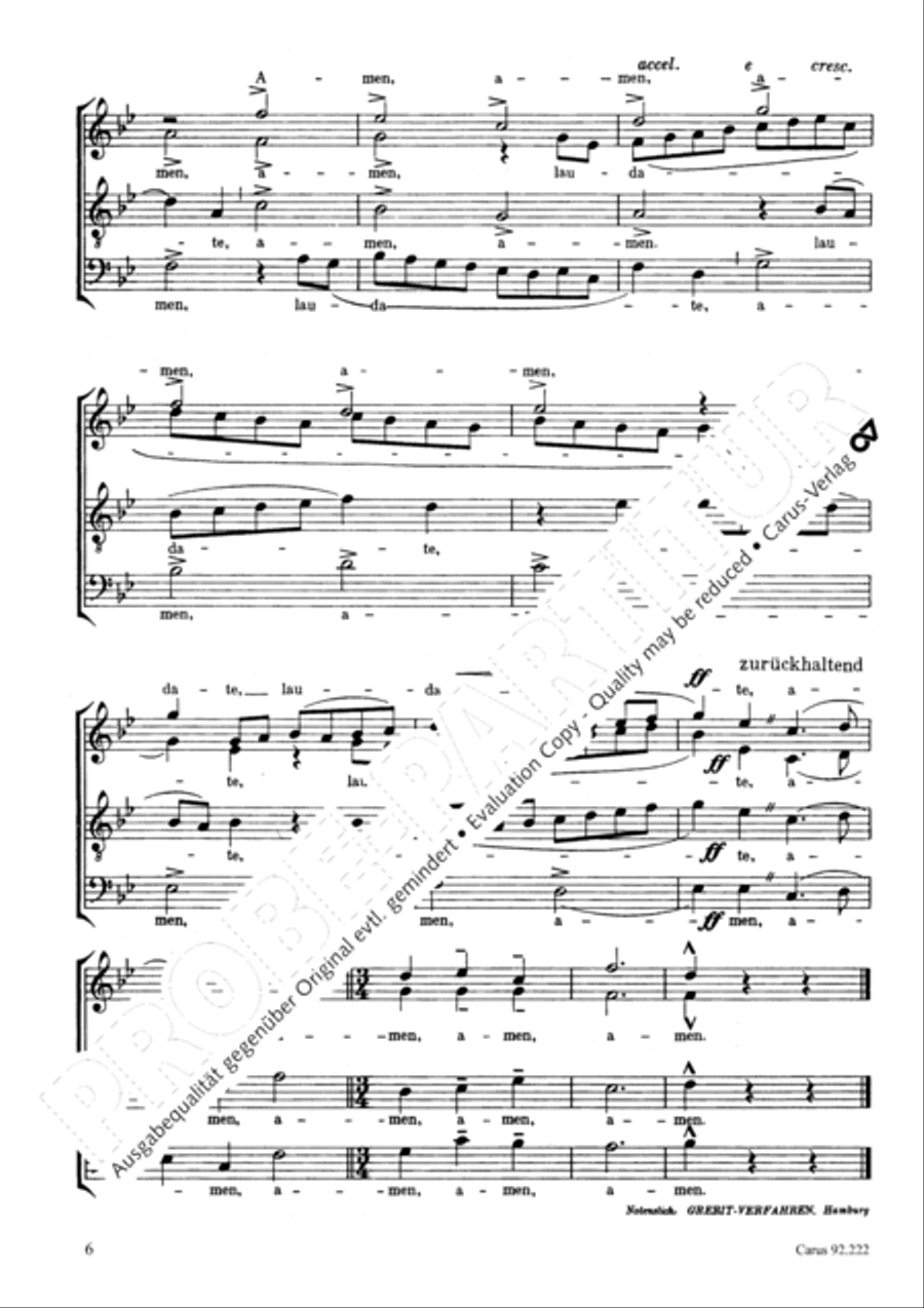 Laudate Dominum 4-Part scores gallery preview page 7