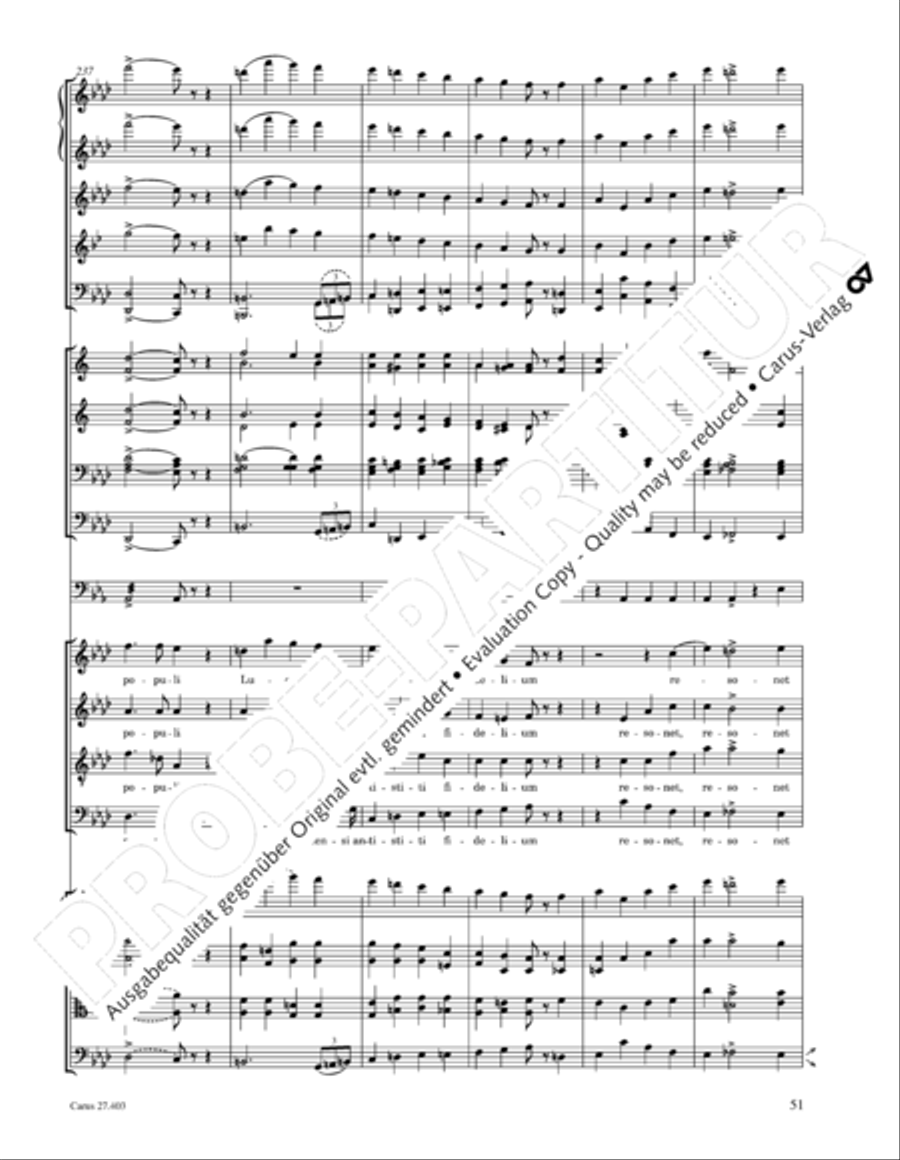 Mottetto per San Paolino Mottetto per San Paolino 4-Part scores gallery preview page 52