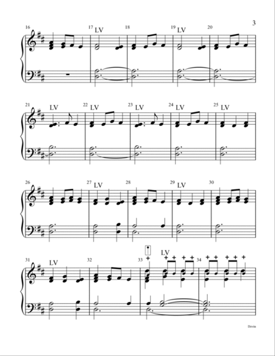DZVIN - bell-ringing in Ukrainian Handbell Choir scores gallery preview page 2