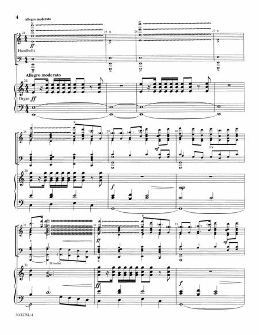 Finlandia - Organ/Director's Edition Organ scores gallery preview page 3