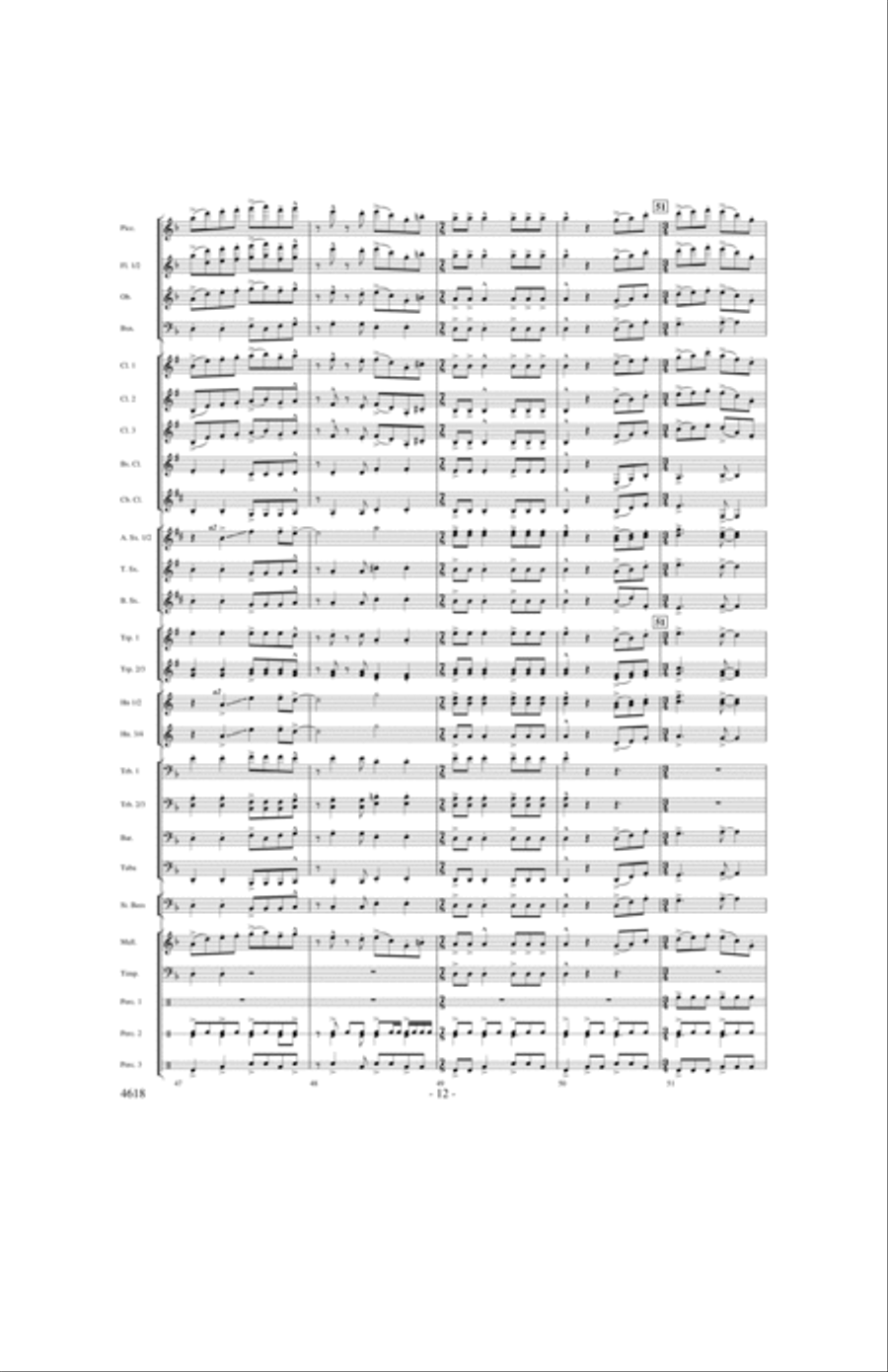By the Rivers of Babylon Concert Band scores gallery preview page 11