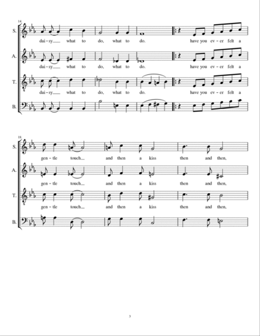 Imagination 4-Part scores gallery preview page 4