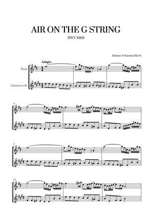 Johann Sebastian Bach - Air on the G String (for Flute and Clarinet)