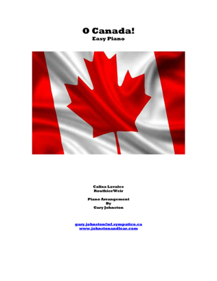Book cover for O Canada! - Easy Piano