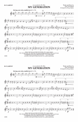 My Generation: 1st B-flat Clarinet