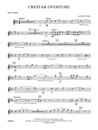 Crestar Overture: 2nd Flute