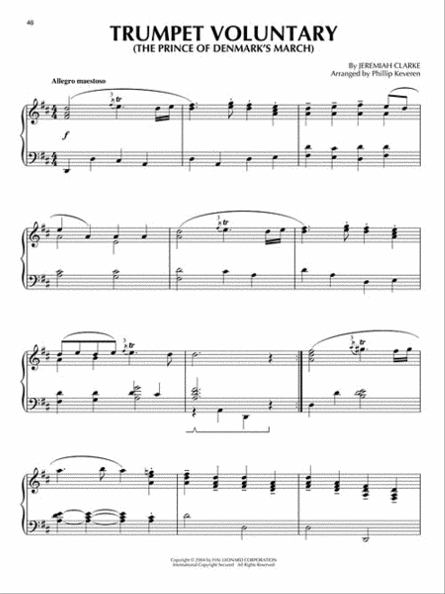 Classic Wedding Songs Piano Solo scores gallery preview page 3