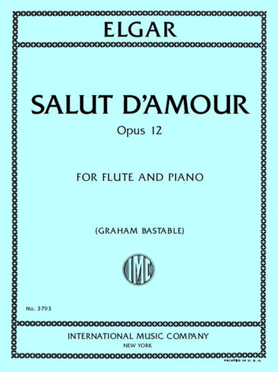 Salut D'Amour, Opus 12 Salut D'Amour, Opus 12 Flute Solo scores gallery preview page 1