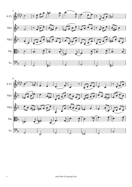 Gavotte - Clarinet quintet image number null