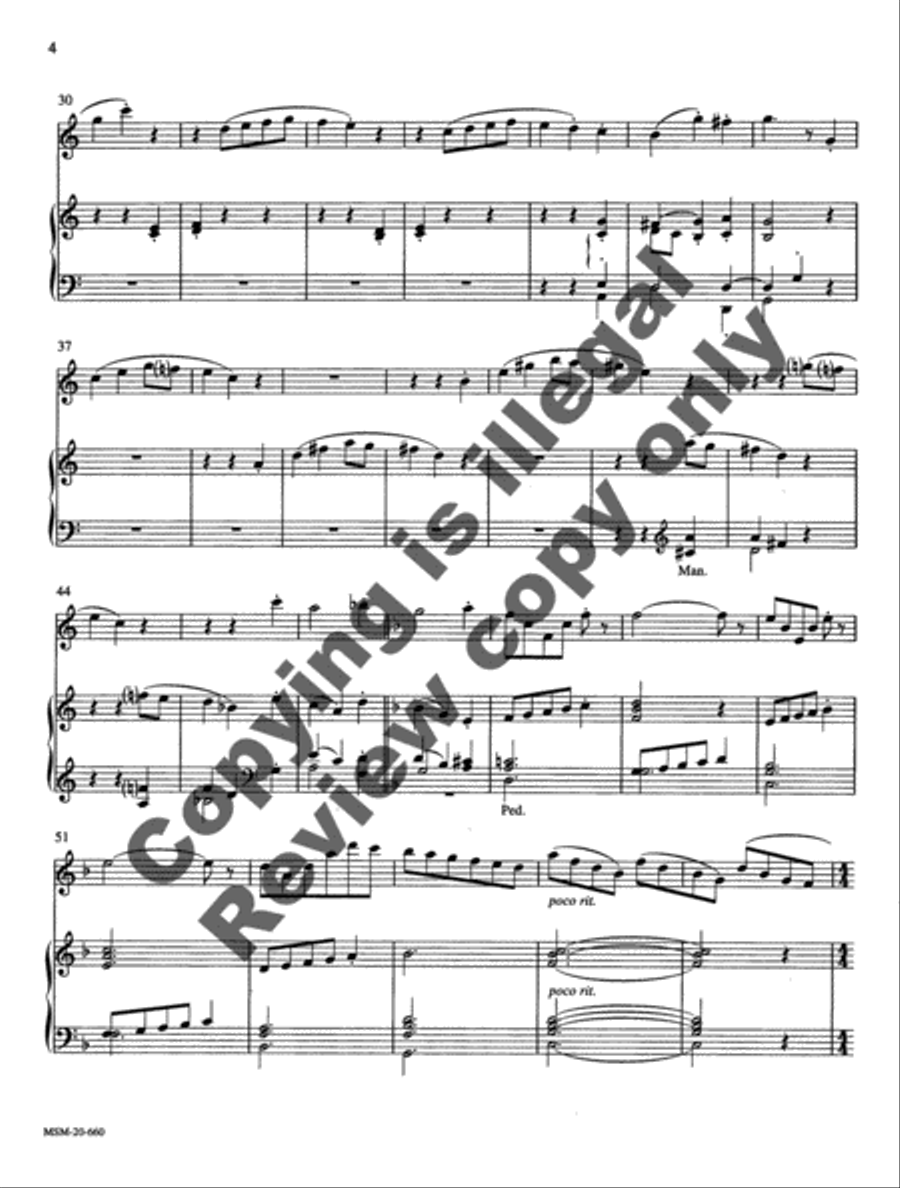 A Thanksgiving Prelude for Flute and Organ Flute Solo scores gallery preview page 8