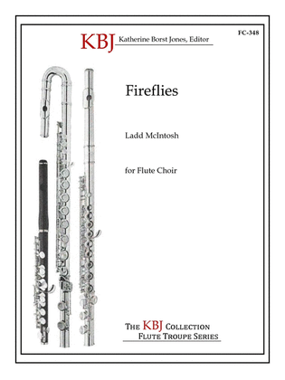 Book cover for Fireflies for Flute Choir