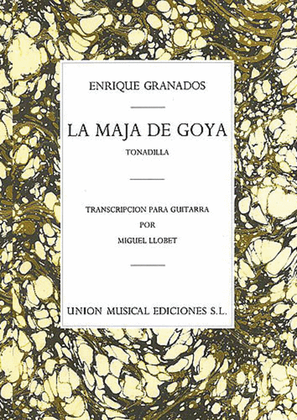 Book cover for La Maja de Goya from Tonadilla