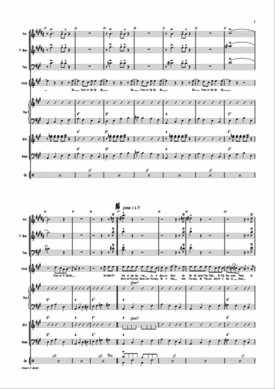 Johnny B. Goode Jazz Ensemble scores gallery preview page 6