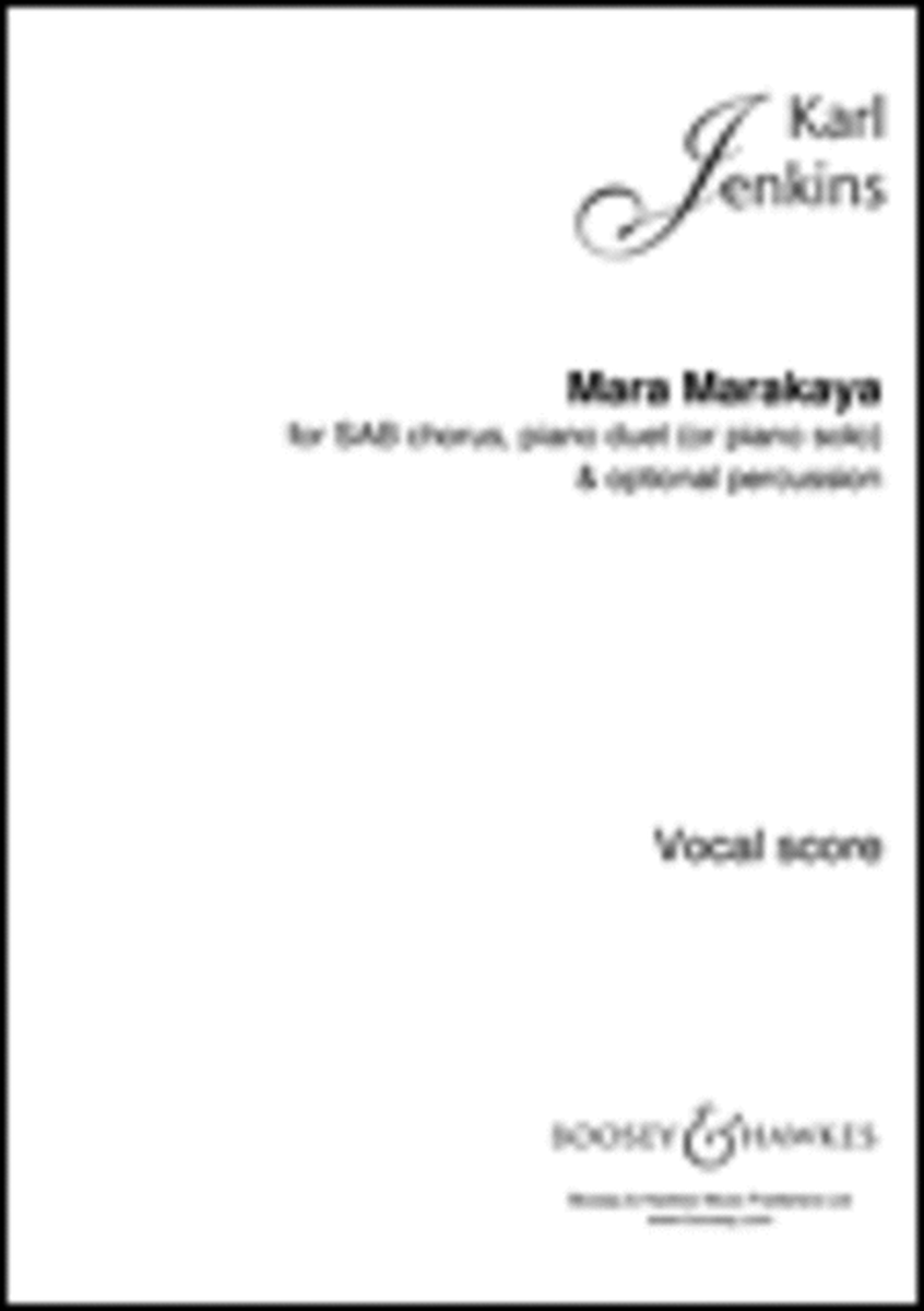 Mara Marakaya Sab And Piano Duet (or Piano Solo) Vocal Score