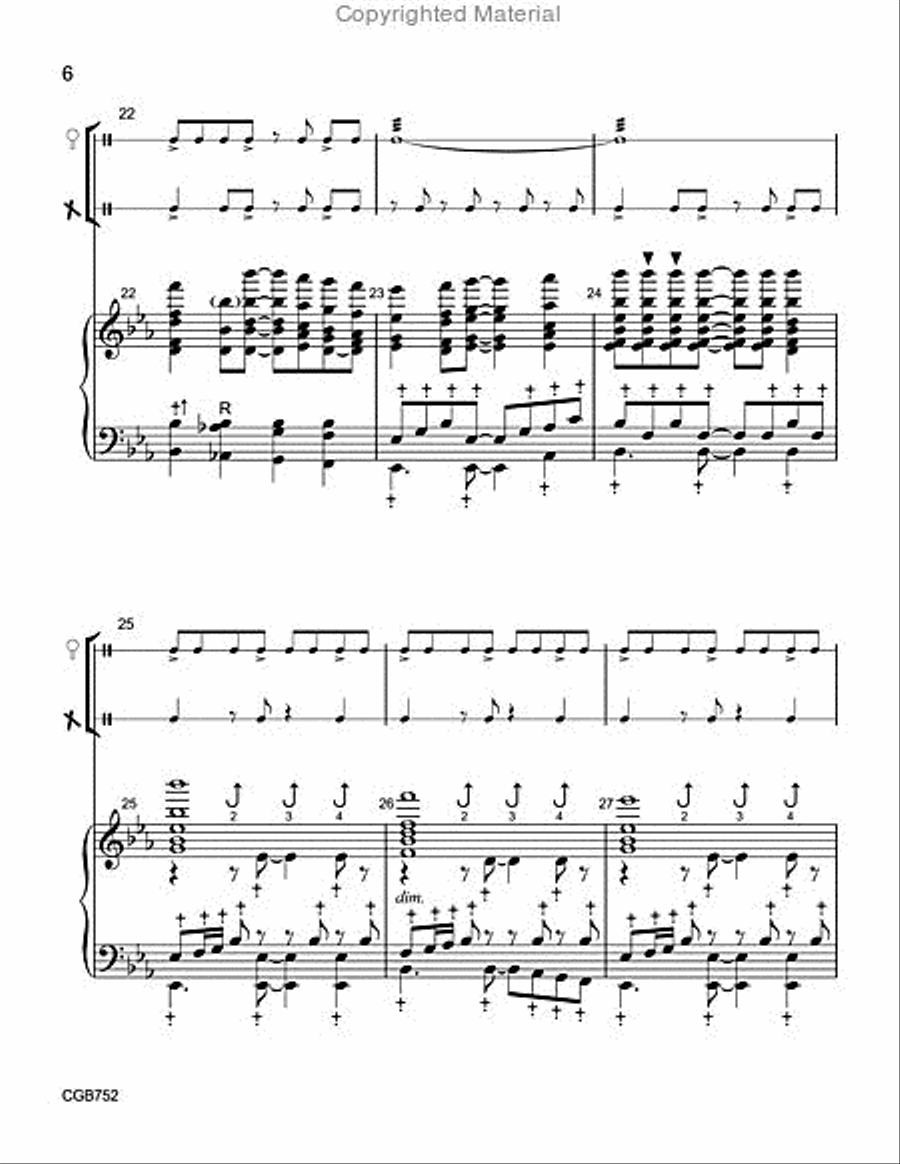 A Caribbean Christmas Handbell Choir scores gallery preview page 6