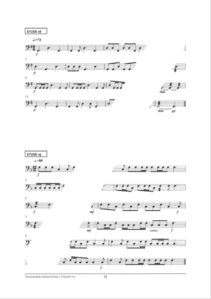 Percussion Modular: Pauken 2 Percussion scores gallery preview page 33