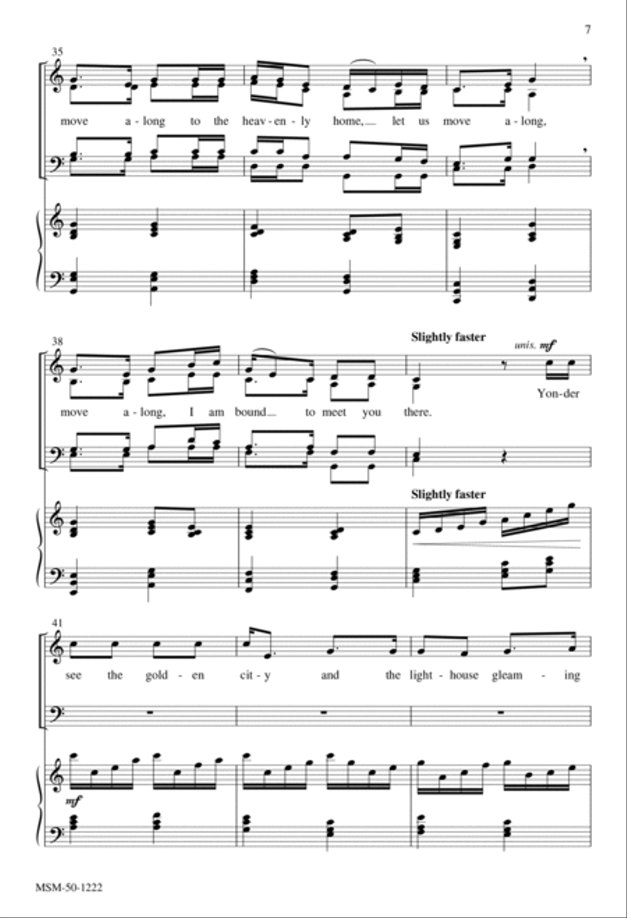 Move Along 4-Part scores gallery preview page 5