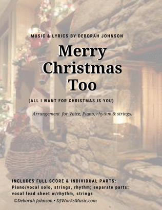 Book cover for Merry Christmas Too