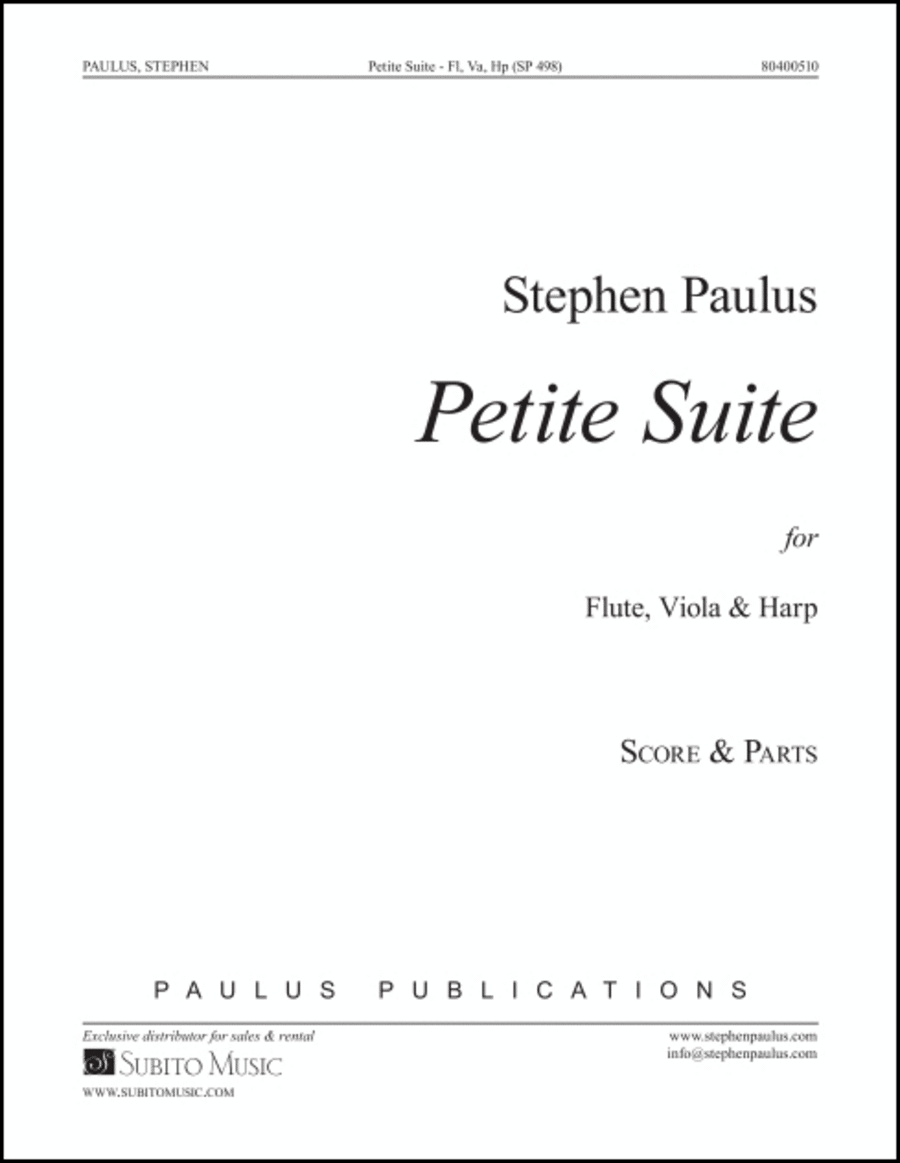 Petite Suite Flute scores gallery preview page 1