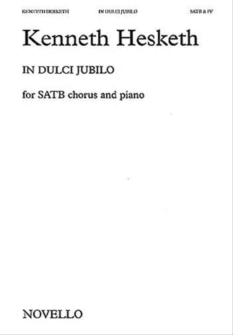 Kenneth Hesketh: In Dulci Jubilo 4-Part scores gallery preview page 1