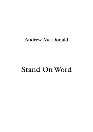 Stand On Word