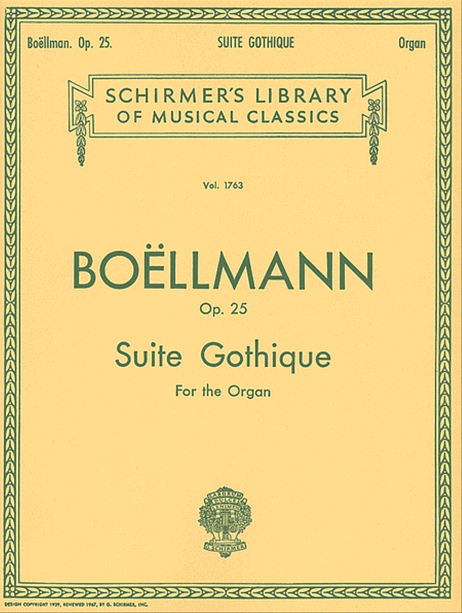 Suite Gothique, Op. 25