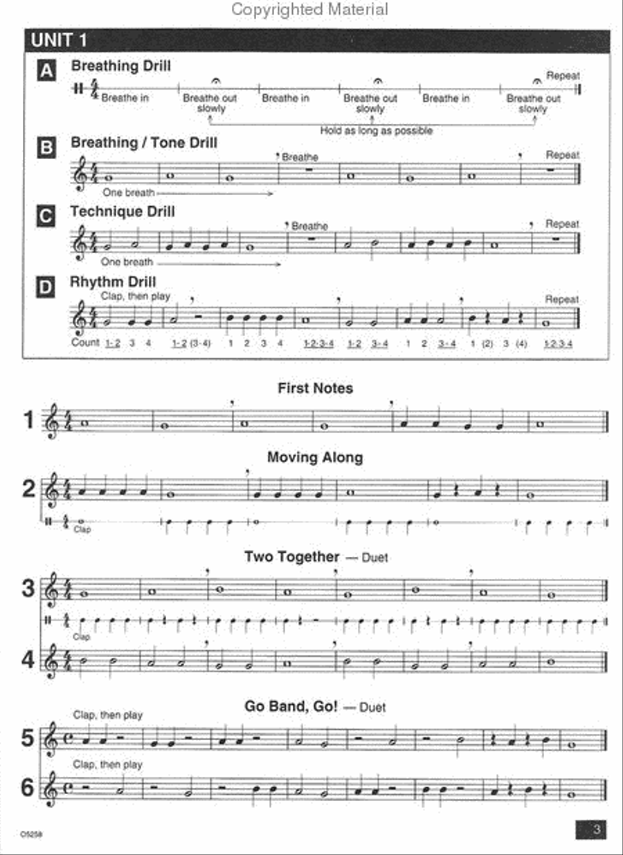 Skill Builders - Book 1 Concert Band Methods scores gallery preview page 2