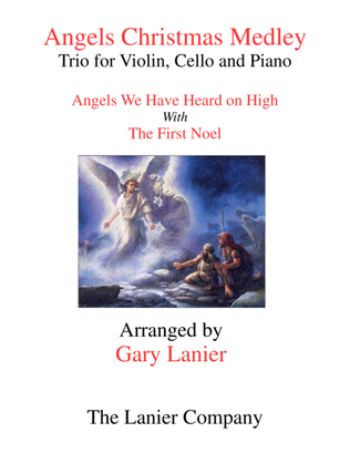 Book cover for ANGELS CHRISTMAS MEDLEY (Piano Trio for Violin, Cello and Piano)