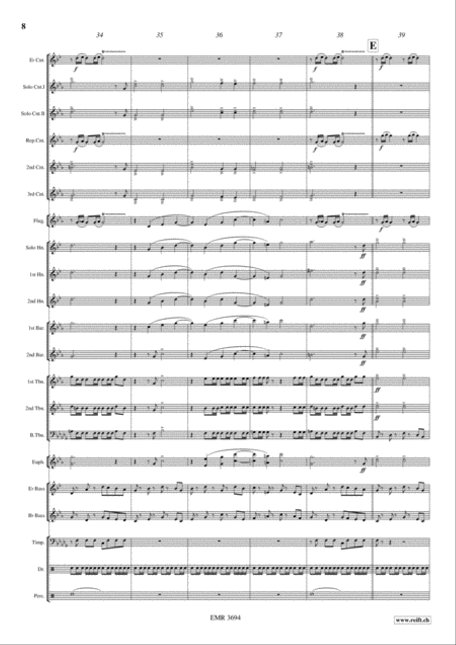 Thierry La Fronde Brass Band scores gallery preview page 9
