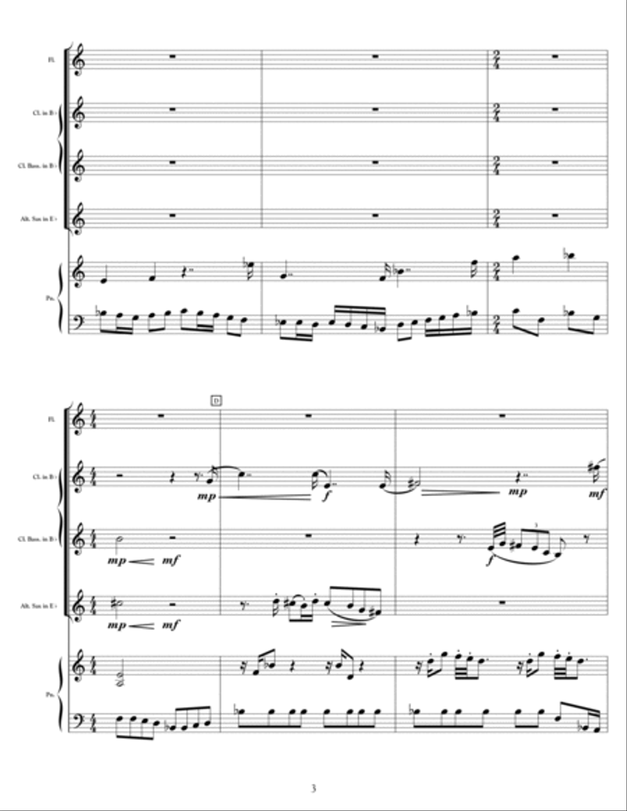 Prelude to a Kiss and a Dance Small Ensemble scores gallery preview page 4