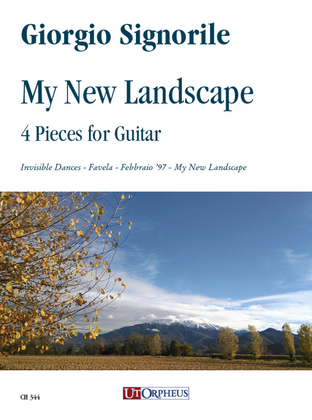 Book cover for My New Landscape. 4 Pieces for Guitar