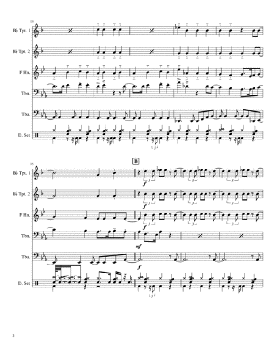 Rock Me Small Ensemble scores gallery preview page 2
