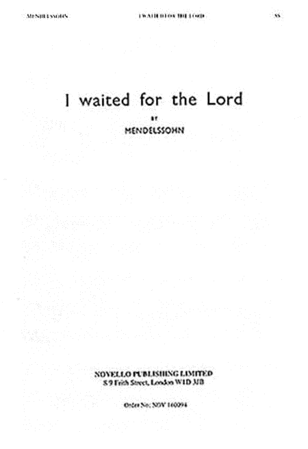I Waited for the Lord