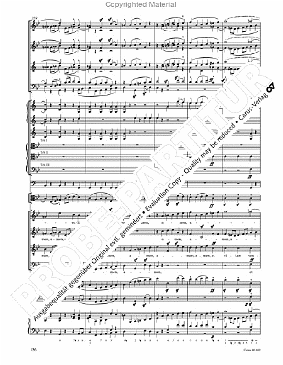 Missa solemnis 4-Part scores gallery preview page 172