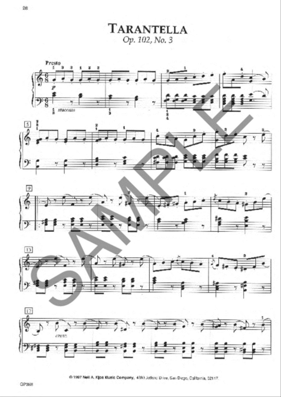 Mendelssohn Selected Songs Without WordsScherzo In E Minor Piano Solo scores gallery preview page 2