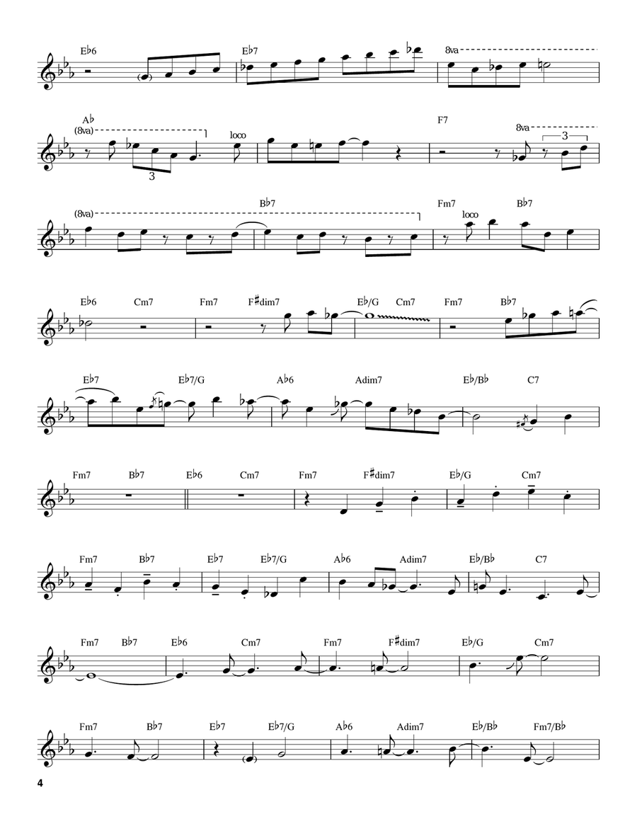 Stuffy Stuffy Tenor Saxophone scores gallery preview page 4