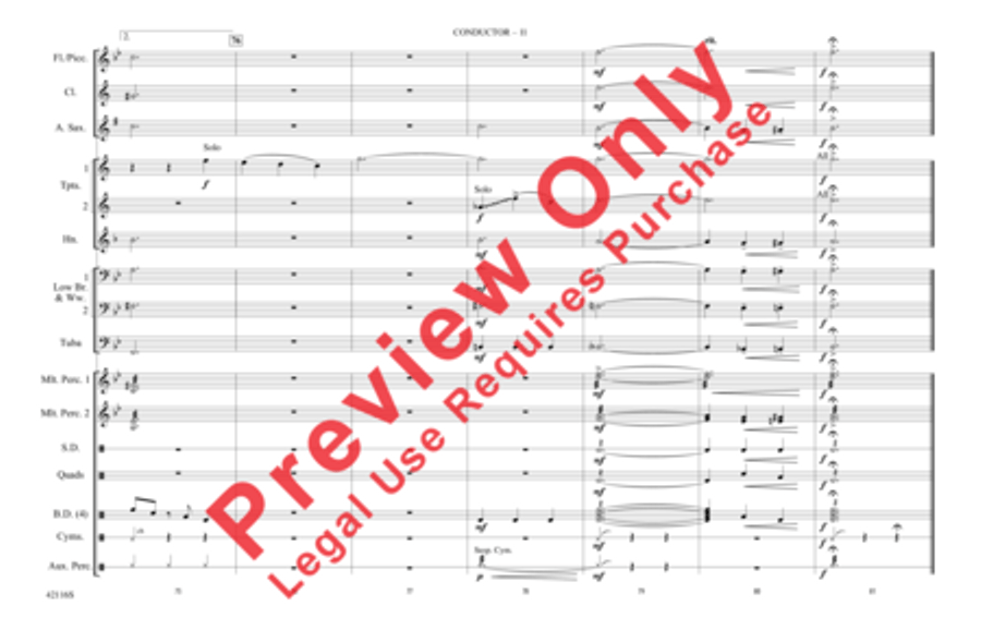 You're Still a Young Man You're Still a Young Man Marching Band scores gallery preview page 12