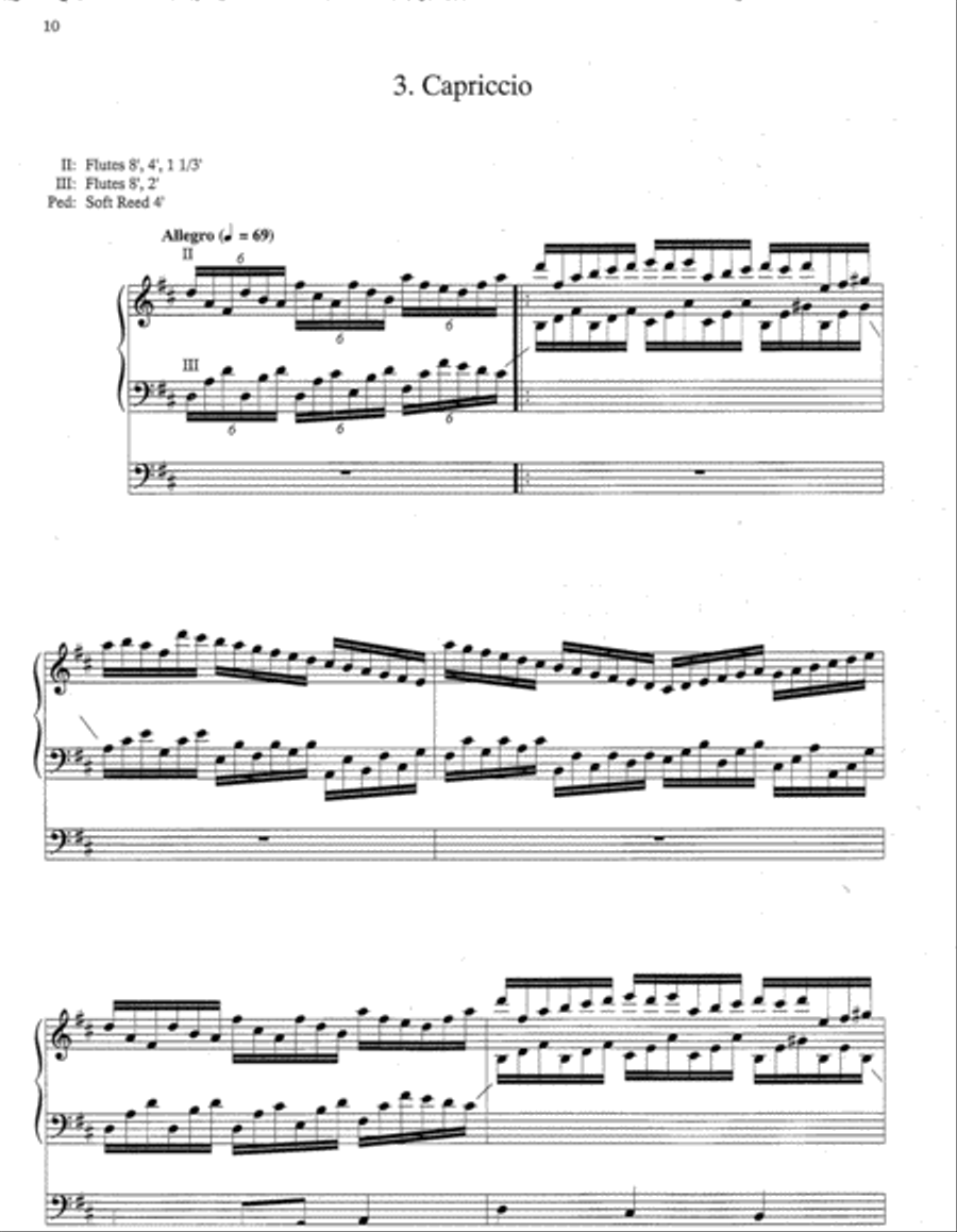 Partita on With High Delight Let Us Unite Organ scores gallery preview page 5