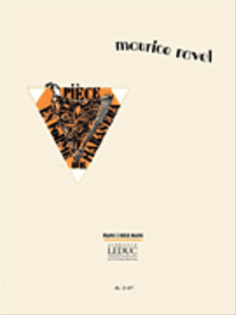 Ravel Maurice Piece En Forme De Habanera Version De Concert Piano Book Piano Solo scores gallery preview page 1