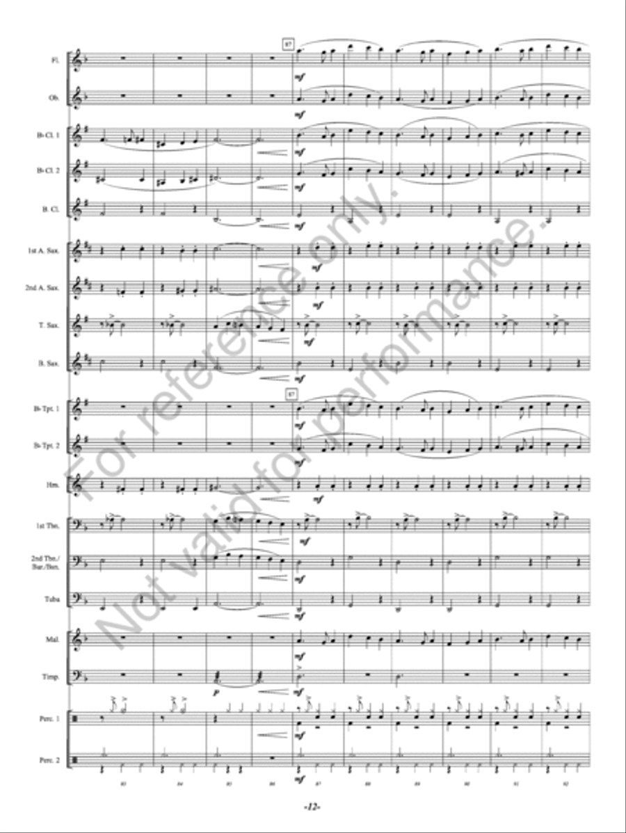Winterwinds Winterwinds Concert Band scores gallery preview page 13