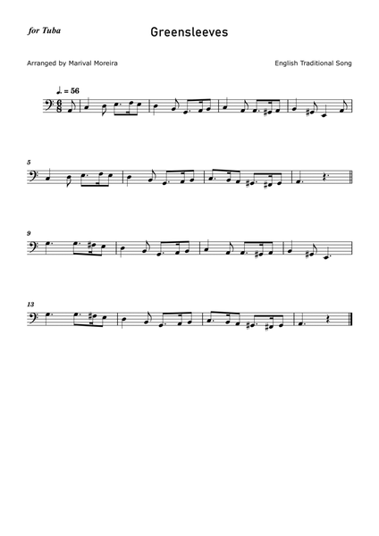 Greensleeves - Tuba solo image number null